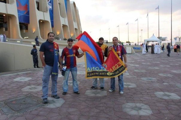 Armenian fans in the World Club Championship