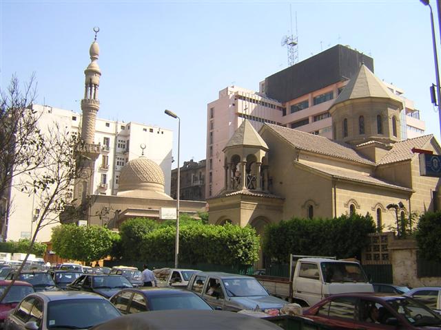 Armenian Catholic Church in downtown Cairo