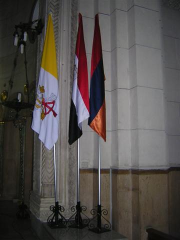 Three flags in the Armenian Catholic Church