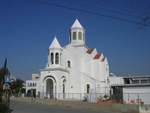 Sourp Asdvadzadzin Armenian Apostolic Church in Nicosia, next to the Prelacy.