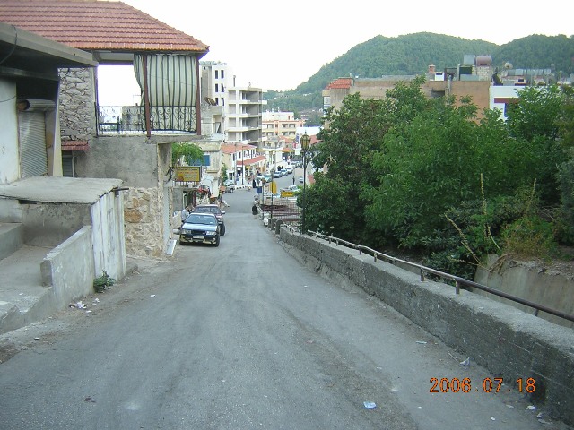 The street from main square to the bakery