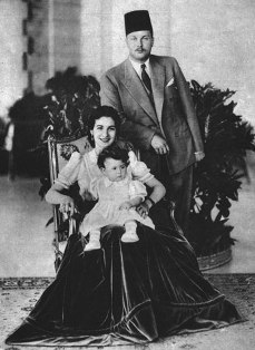 King Farouk and Queen Farida