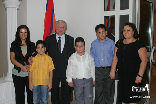 With members of the Armenian Community