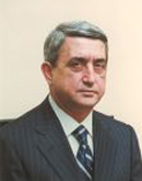 Armenian defence minister Serge Sargsyan