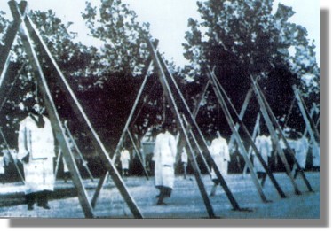 The twenty Hunchakian gallows (15 June 1915)
